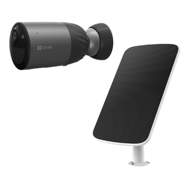 Camera IP Pin sạc hồng ngoại không dây 2.0 Megapixel EZVIZ BC1C +Tấm Pin năng lượng mặt trời.