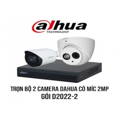 Trọn Bộ  2 camera IP DAHUA Full HD gói D2022-7 giá rẻ