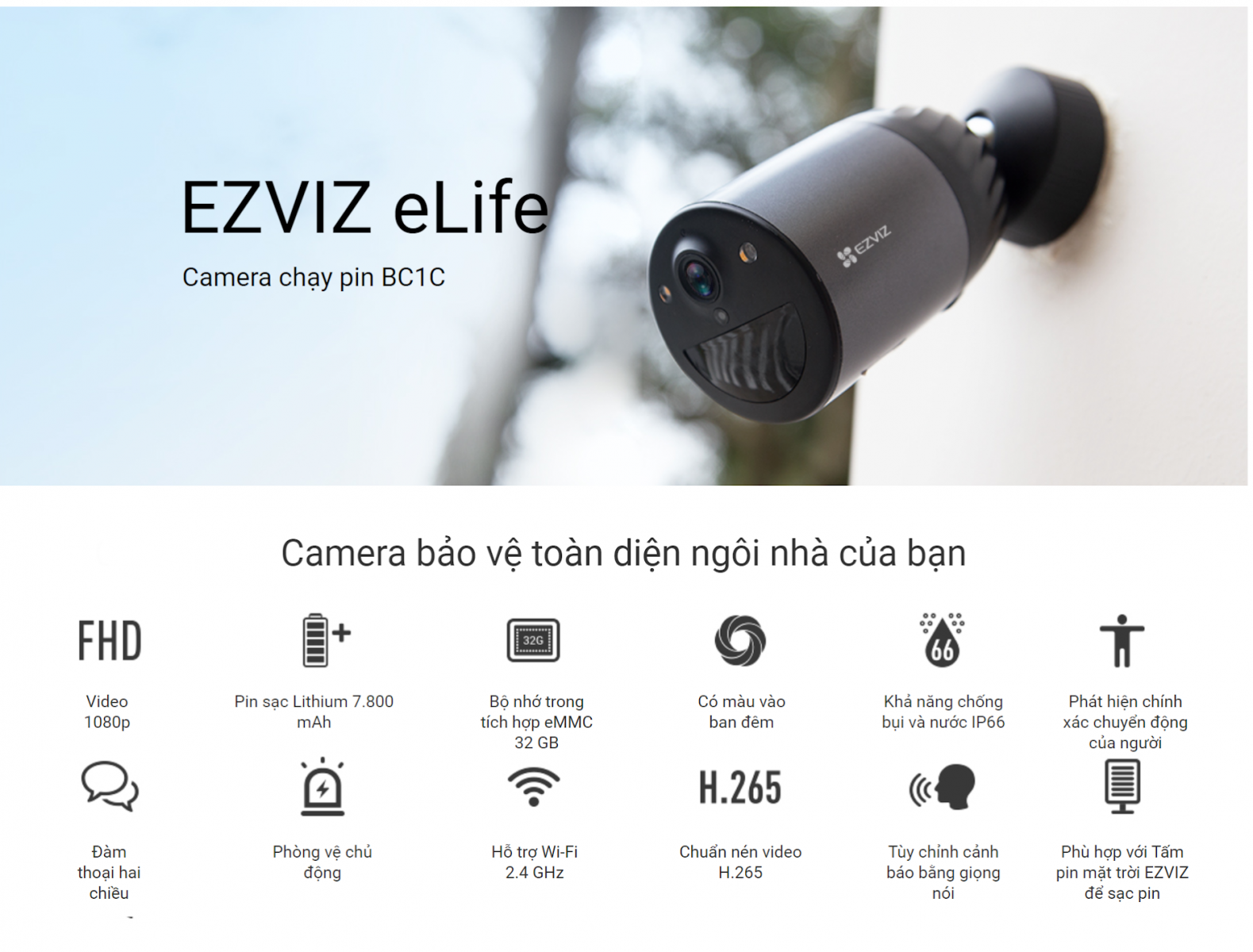 Camera An ninh EZVIZ BC1C